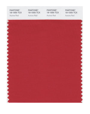 Pantone SMART Color Swatch 18-1550 TCX Aurora Red