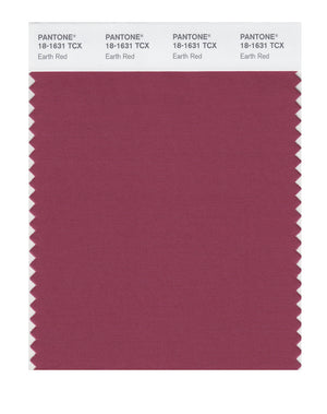 Pantone SMART Color Swatch 18-1631 TCX Earth Red