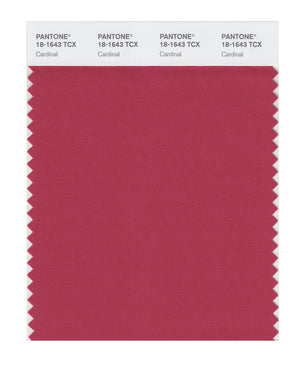 Pantone SMART Color Swatch 18-1643 TCX Cardinal