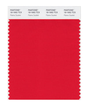 Pantone SMART Color Swatch 18-1662 TCX Flame Scarlet