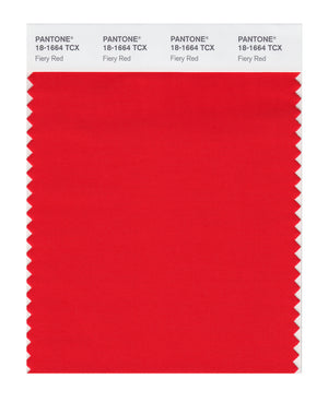 Pantone SMART Color Swatch 18-1664 TCX Fiery Red