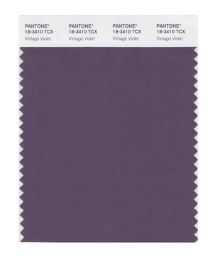 Pantone SMART Color Swatch 18-3410 TCX Vintage Violet