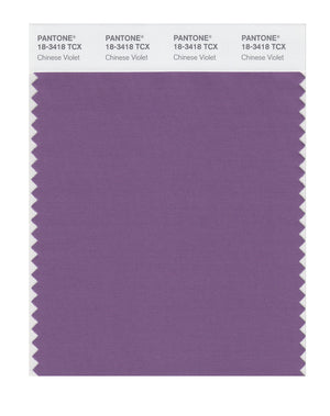 Pantone SMART Color Swatch 18-3418 TCX Chinese Violet