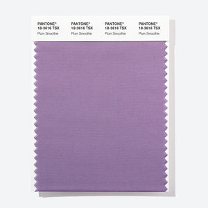 Pantone Polyester Swatch Card 18-3616 TSX Plum Smoothie