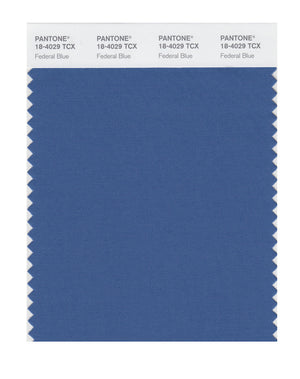 Pantone SMART Color Swatch 18-4029 TCX Federal Blue