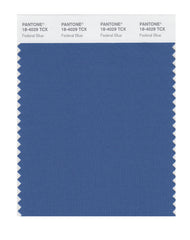 Pantone SMART Color Swatch Card 18-4029 TCX Federal Blue