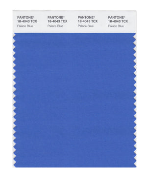 Pantone SMART Color Swatch 18-4043 TCX Palace Blue