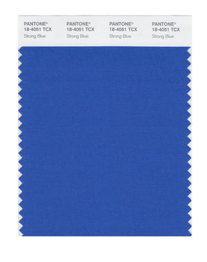 Pantone SMART Color Swatch 18-4051 TCX Strong Blue
