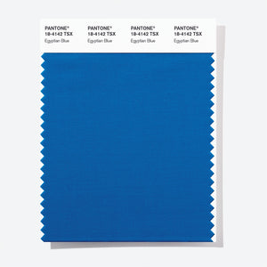 Pantone Polyester Swatch Card 18-4142 TSX Egyptian Blue