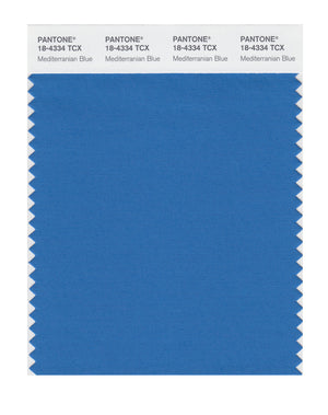 Pantone SMART Color Swatch 18-4334 TCX Mediterranian Blue