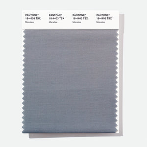 Pantone Polyester Swatch Card 18-4403 TSX Manatee