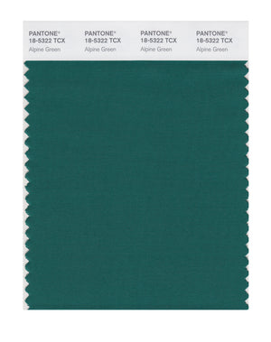 Pantone SMART Color Swatch 18-5322 TCX Alpine Green