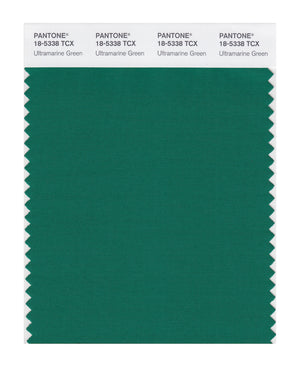 Pantone SMART Color Swatch 18-5338 TCX Ultramarine Green