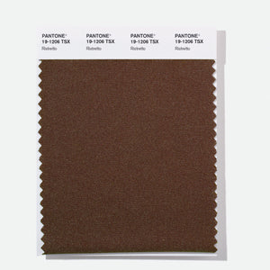 Pantone Polyester Swatch Card 19-1206 TSX Ristretto