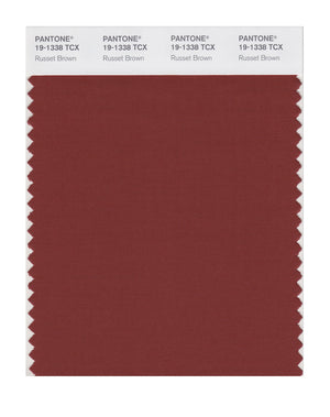 Pantone SMART Color Swatch 19-1338 TCX Russet Brown