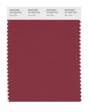 Pantone SMART Color Swatch 19-1543 TCX Brick Red