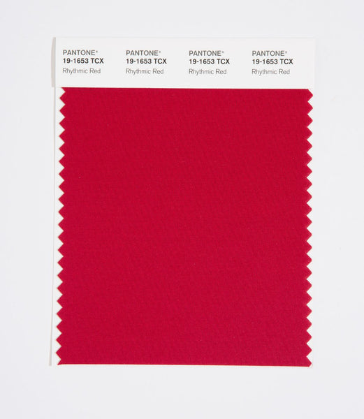Pantone SMART Color Swatch Card 19-1653 TCX Rhythmic Red - Columbia ...