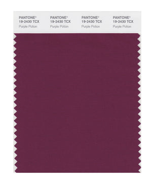 Pantone SMART Color Swatch 19-2430 TCX Purple Potion