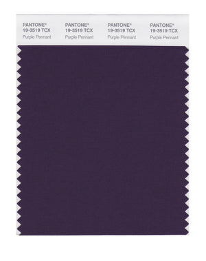 Pantone SMART Color Swatch Card 19-3519 TCX Purple Pennant