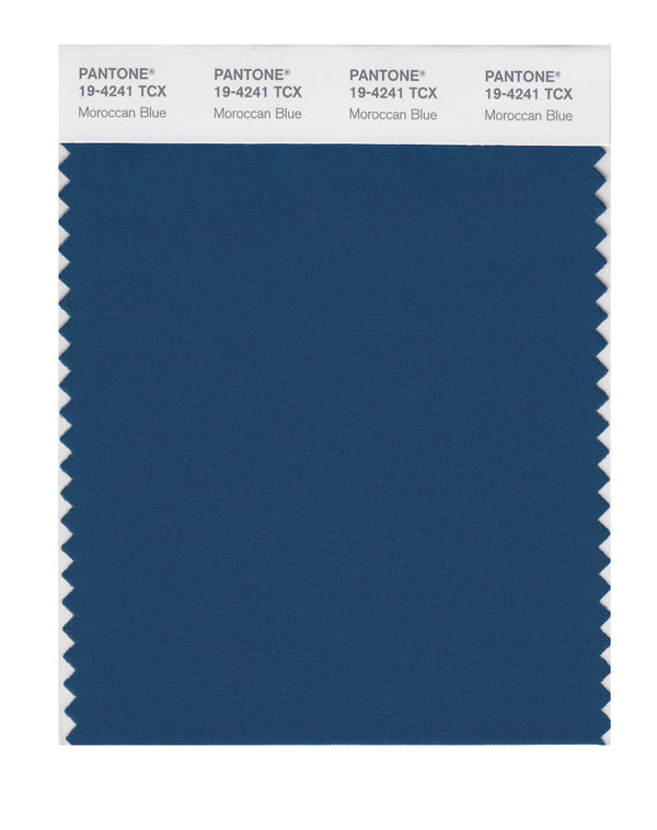 Pantone SMART Color Swatch Card 19-4241 TCX Moroccan Blue
