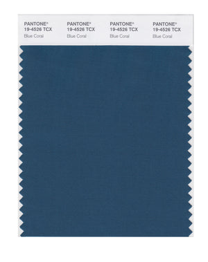 Pantone SMART Color Swatch 19-4526 TCX Blue Coral