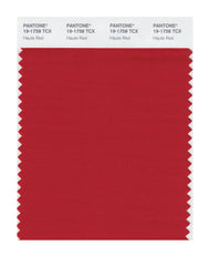 Pantone SMART Color Swatch Card 19-1758 TCX (Haute Red)