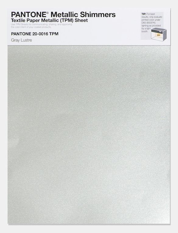 Metallic Shimmers Textile Paper Metallic [TPM] Sheet 20-0016 TPM Gray ...