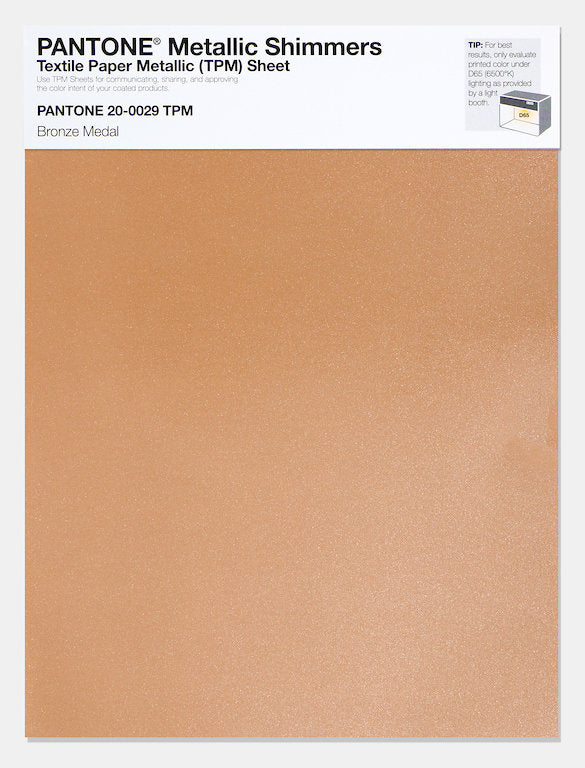 Shimmers Textile Paper Metallic [TPM] Sheet 20-0029 TPM Bronze - Columbia Omni Studio