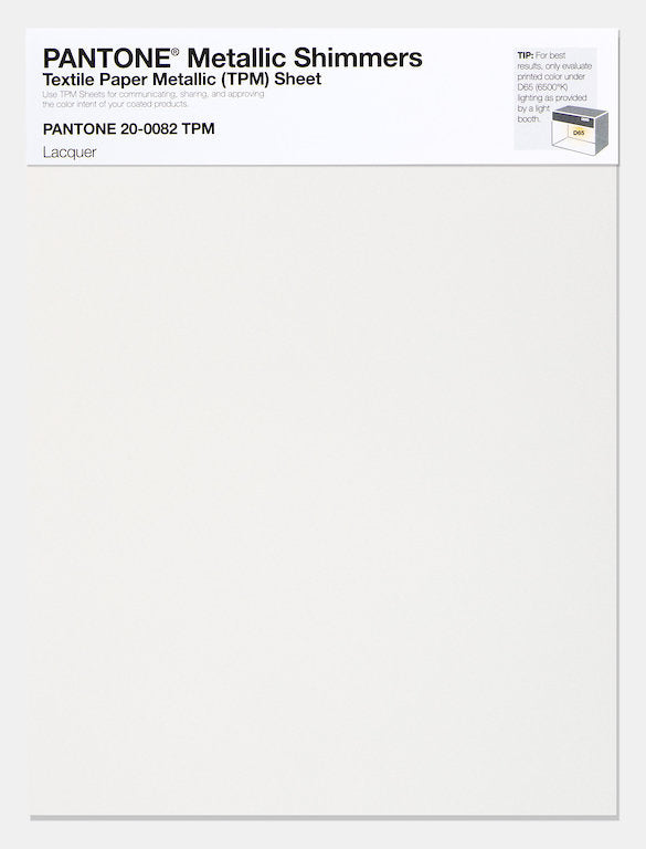 Metallic Shimmers Textile Paper Metallic [TPM] Sheet 20-0082