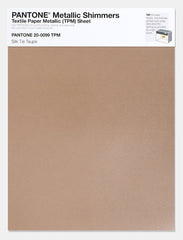 PANTONE色見本 RLLICS Coated Metallic Shimmers Textile Paper Metallic [TPM] Sheet 20-0099