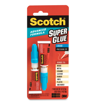 3M Scotch Super Glue 1/2gm Tubes /2cd