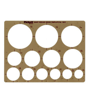 Picket Circles Template (Multiple Sizes)