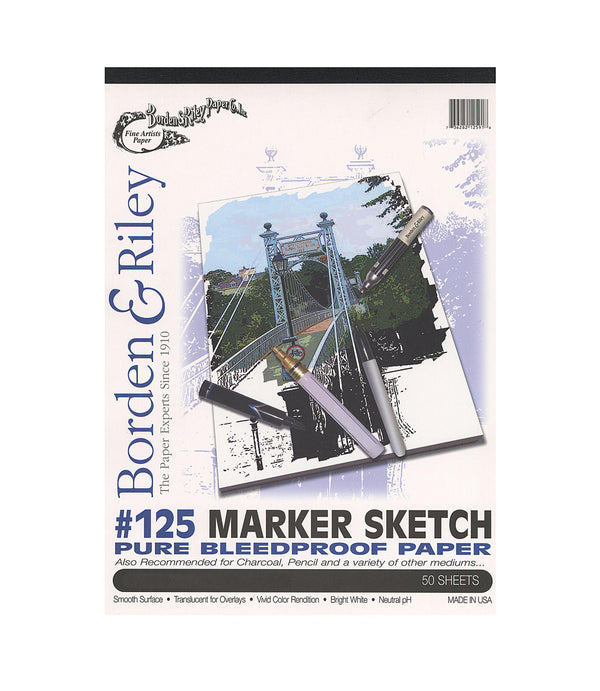 CANSON XL series marker Sketchbook translucent bright white paper