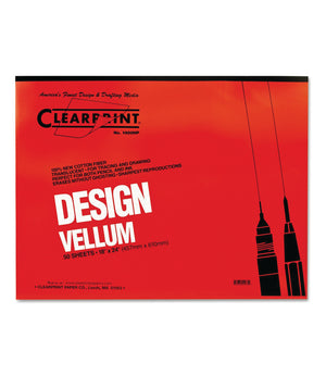 Clearprint Vellum Pad, 50 Sheets/Pad (Various Sizes)