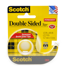 3M Double-Sided Permanent Tape with Dispenser 1/2 (Multiple Lengths) -  Columbia Omni Studio