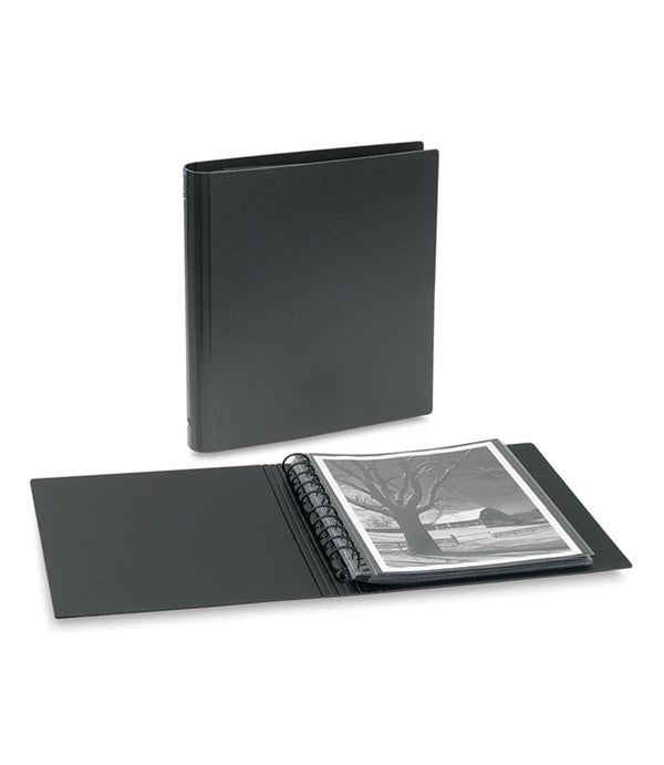Itoya ProFolio Expo 11x17 Black Art Portfolio Binder with Plastic Sleeves  and 24 Pages - Portfolio Folder for Artwork with Clear Sheet Protectors - Presentation  Book for Art Display and Storage