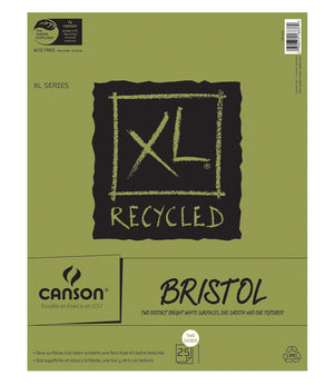 Canson XL Recycled Bristol Pad, 25 Sheet/Pad (Various Sizes)