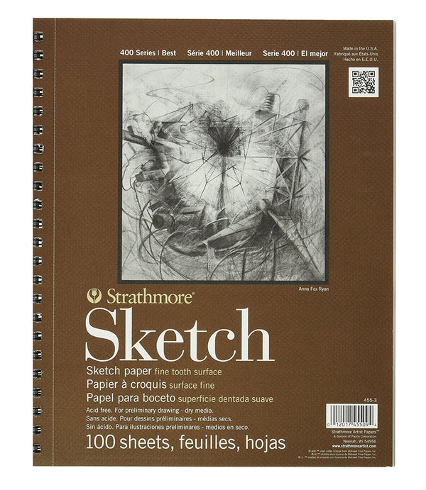 Strathmore Sketch Paper Pad Tape Bound 14x17
