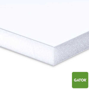 3/16 White 1 Side Self Adhesive Foam Core Boards :36x48