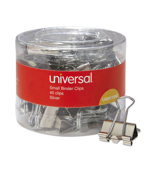 Universal Small Silver Binder Clips (40 Clips)